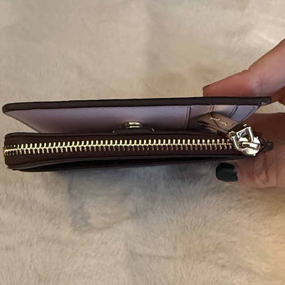 Kate Spade Dark Brown Leather Wallet NWOT - Picture 4 of 6